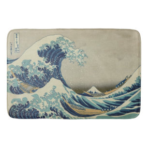 Hokusai: Underbaren vinkar av Kanagawa Badrumsmatta