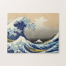 Hokusai underbaren vinkar pussel