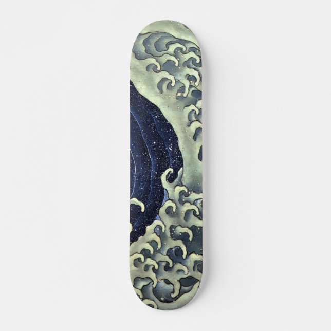 Hokusai-våg 1 mini skateboard bräda 18,5 cm (Framsida)