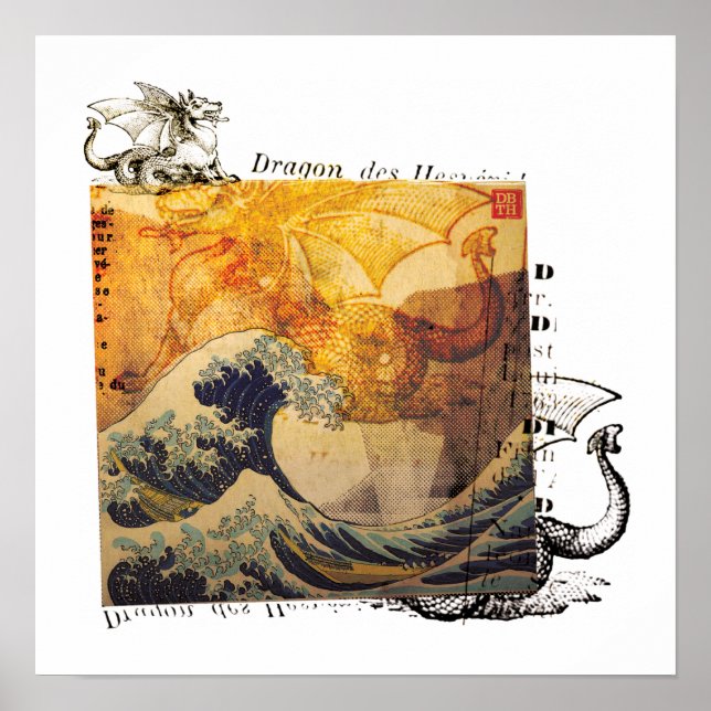 Hokusai's Dragon? Poster (Framsidan)