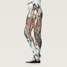 Hokusais japanska Woman Leggings - Coola