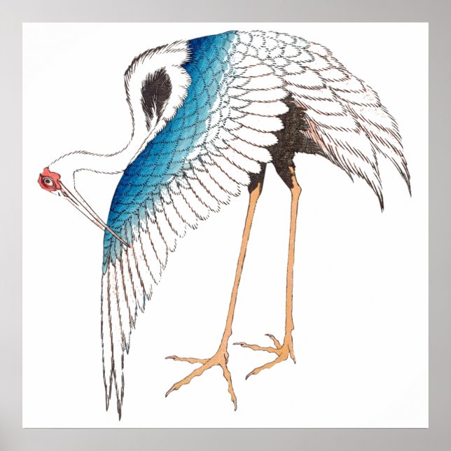 Hokusais kran poster (Framsidan)