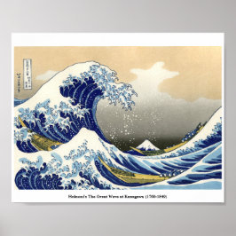 Hokusai's The Underbar Wave at Kanagawa (1760-1849 Poster