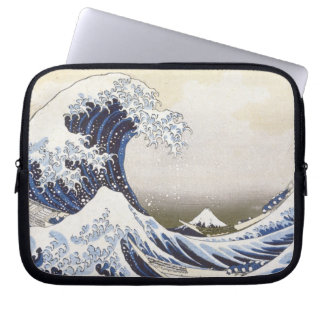 Hokusais Underbara våg Laptop Sleeve