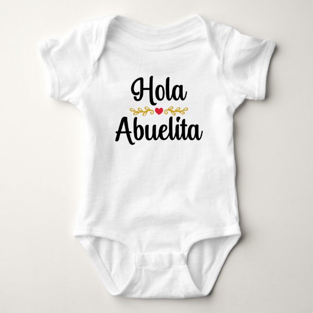 Hola abuelita t shirt (Framsida)