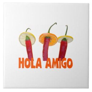 Hola Amigo Kakelplatta