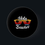 Hola Beacher sommarsolnedgång vid strand och hav Knapp<br><div class="desc">Hola Beacher sommarsolnedgång vid strand och hav</div>