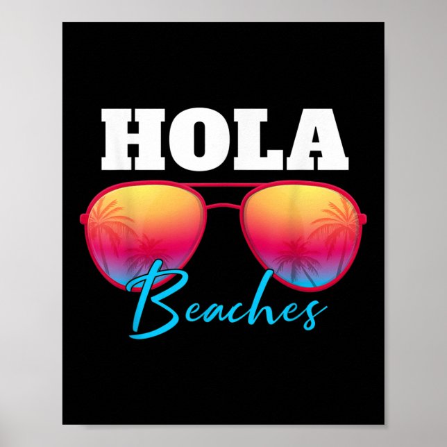 Hola Beacher Summer Vacation Hawaii Poster (Framsidan)