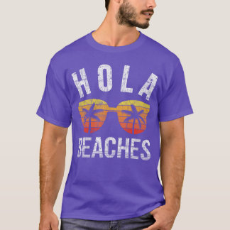 Hola Beaches ärmlös topp Rolig beachvakar klänning T Shirt