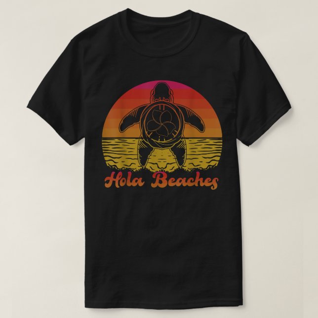 Hola Beaches Fun Last Day Of School Hello Summer T Shirt (Design framsida)