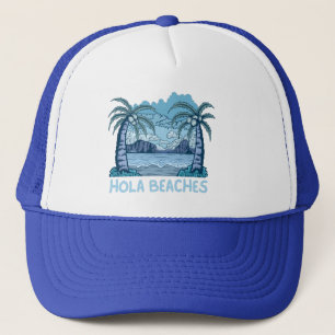 HOLA BEACHES roligt strandliv sommar Keps