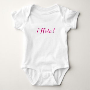 Hola - gåva för bebis - skräddarsy tee shirt