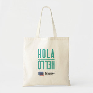 Hola/Hello-handväskan av Language Matters Tygkasse