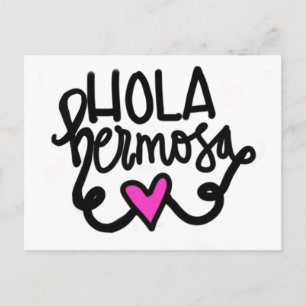 Hola hermosa/Hej BeSnygg. Vykort