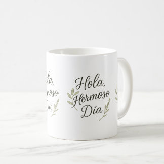 Hola Hermoso Día – Caligrafía Orgánica & Botánica  Kaffemugg