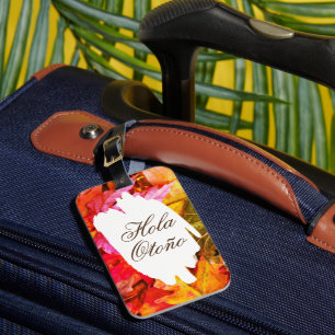 Hola Otoño UniHöst löv Girly Trendig Chic Bagagebricka