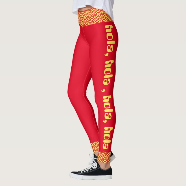hola red och gult leggings (Vänster)