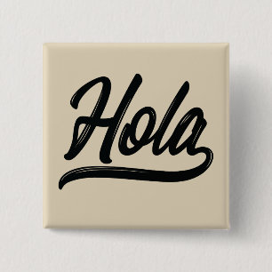 Hola Script (svart) Knapp