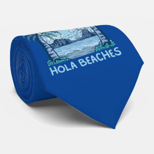 HOLA STRÄNDER rolig strandliv sommar Slips