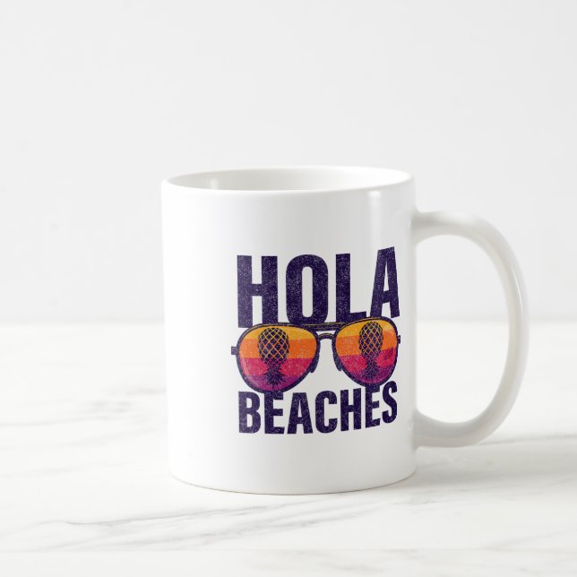 Hola stränder upp och ned Pineapple Swinger Kaffemugg (Höger)