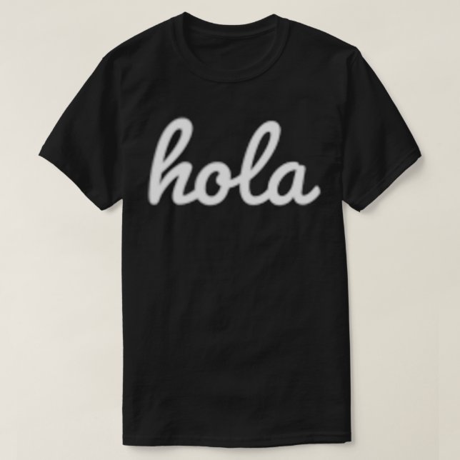 Hola T Shirt (Design framsida)
