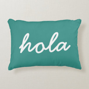 Hola Turcoise Dekorativ kudde för leving Room Deco