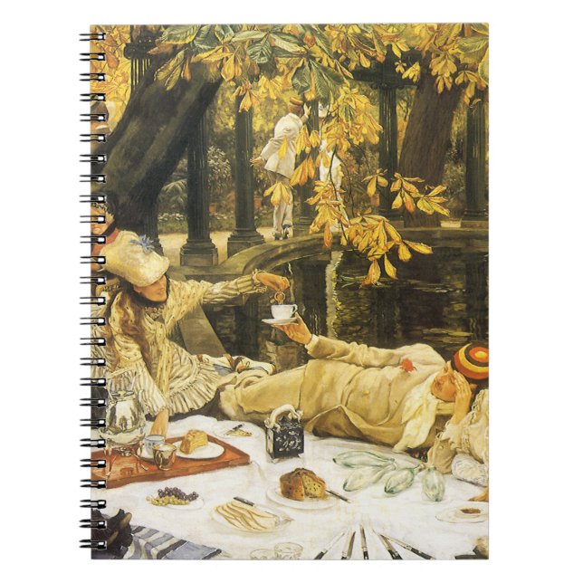 Holaily, Picnic av James Tissot, Victorian Art Anteckningsbok (Framsidan)