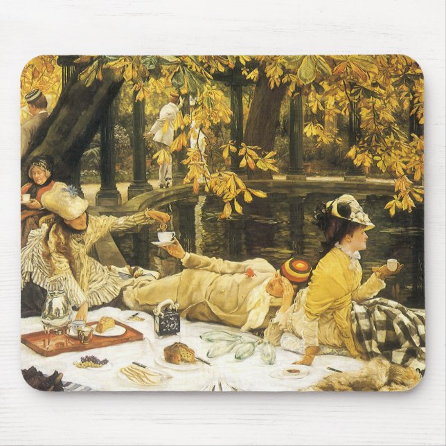 Holaily, Picnic av James Tissot, Victorian Art Musmatta (Framsidan)