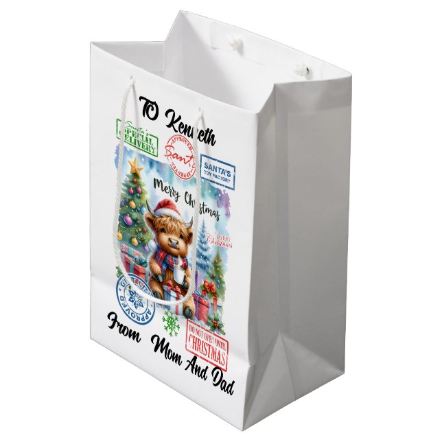 Hölandskö Sips vid Julgran (Framsidan Vinklad)