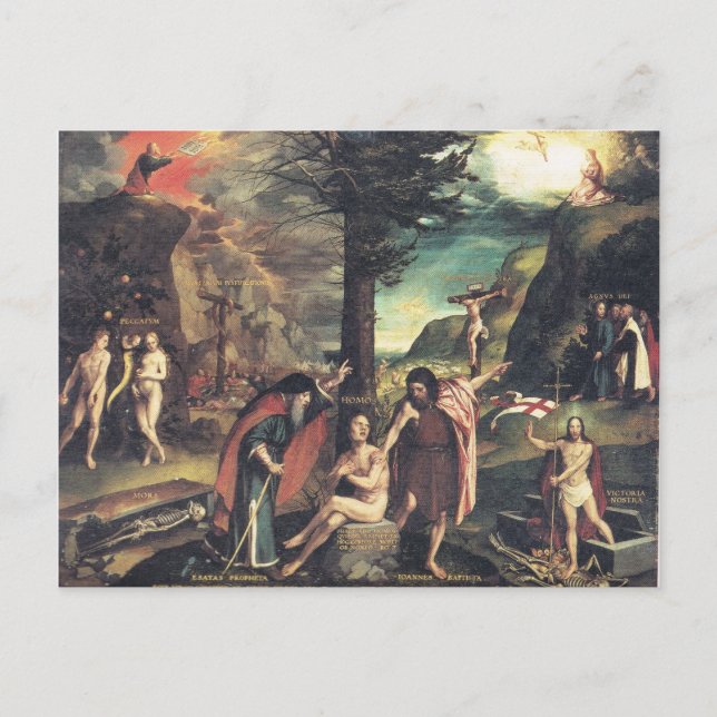 Holbein Allegori Julkort Vykort (Framsida)