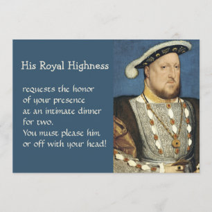 Holbein Porträtt av Henry VIII Kung i England Meny