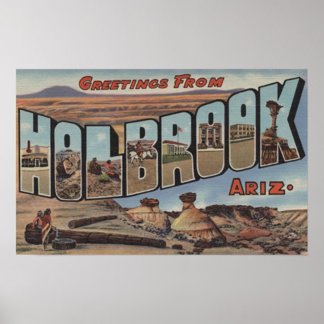Holbrook, Arizona - Stora Brev Scenes Poster (Framsidan)