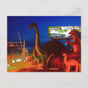Holbrook Dinosaurs-Rte 66 Vykort