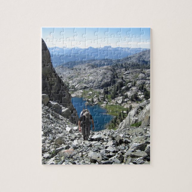 Holcomb Sjö - Ansel Adams Wilderness - Minarets Pussel (Vertikal)