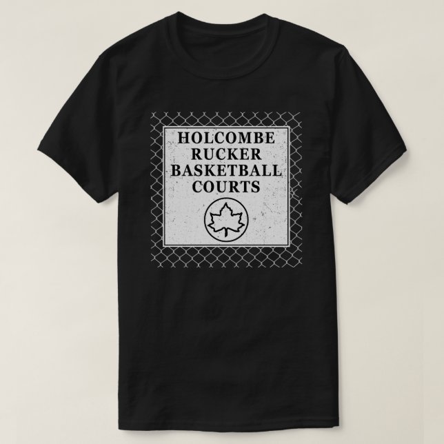 Holcombe Rucker Basketball Courts -Park Sign on Ch T Shirt (Design framsida)