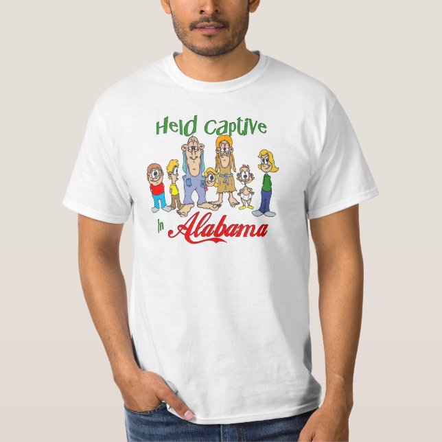 Hold Captive i Alabama T-shirt (Framsida)