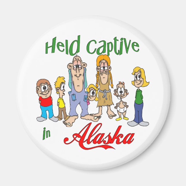 Hold Captive i Alaska Magnet (Framsidan)