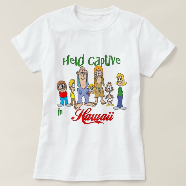 Hold Captive i Hawaii Tee Shirt (Design framsida)