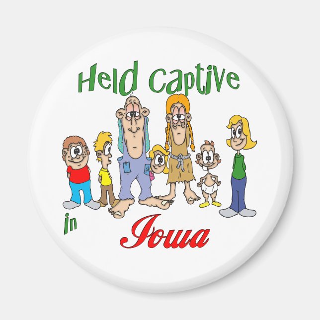 Hold Captive i Iowa Magnet (Framsidan)