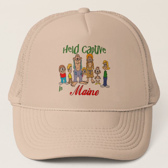 Hold Captive i Maine Truckerkeps (Framsida)