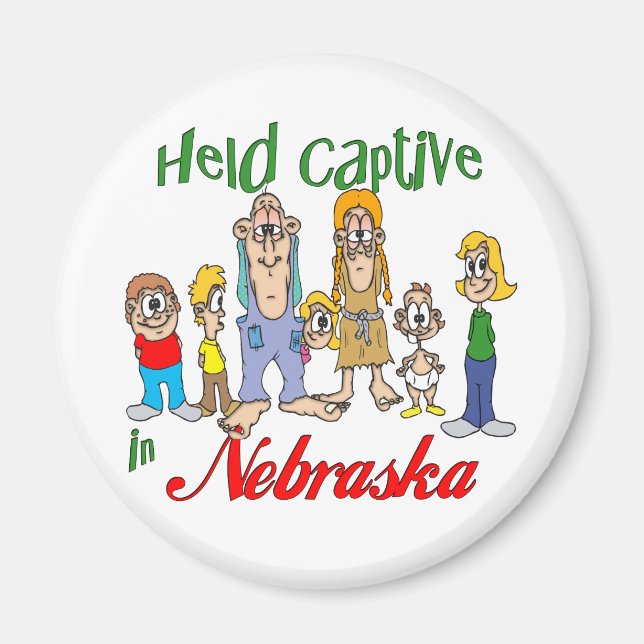 Hold Captive i Nebraska Magnet (Framsidan)