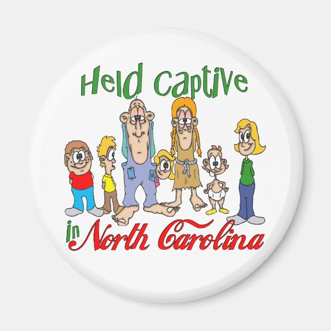 Hold Captive i North Carolina Magnet (Framsidan)
