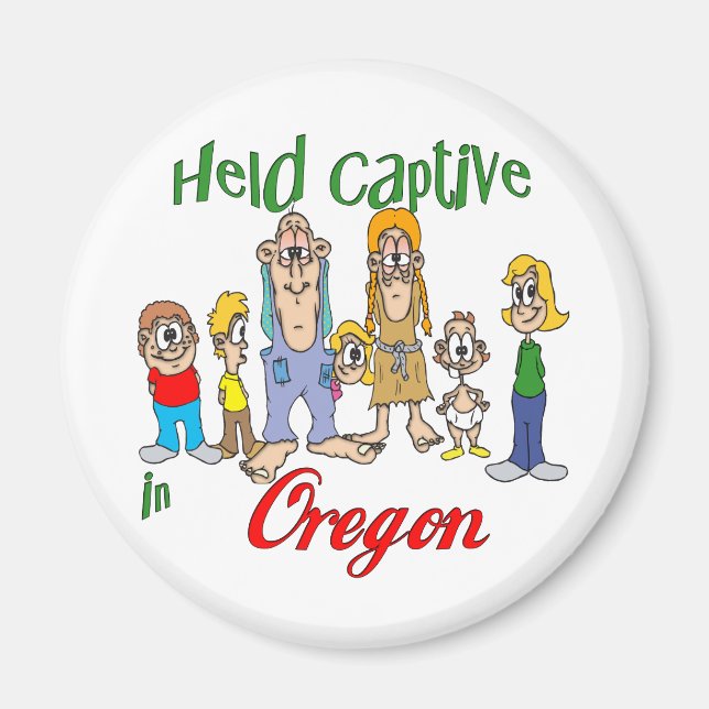 Hold Captive i Oregon Magnet (Framsidan)