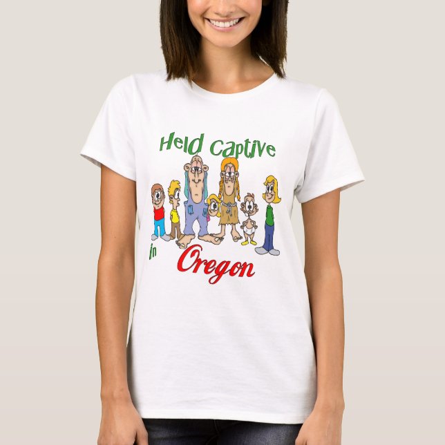 Hold Captive i Oregon T Shirt (Framsida)