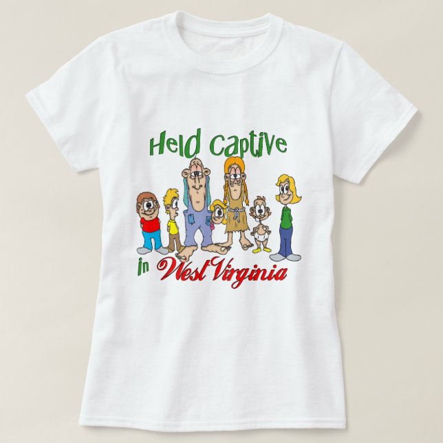 Hold Captive i Väster Virginia Tee (Design framsida)