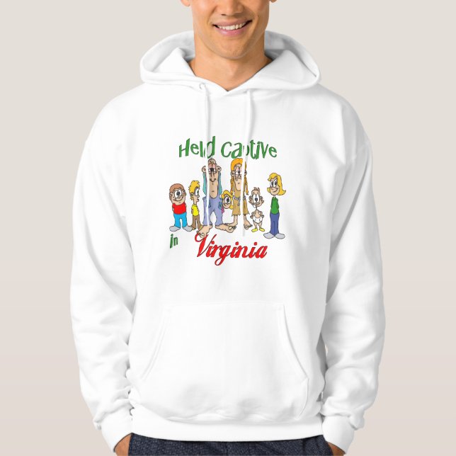Hold Captive i Virginia Sweatshirt Med Luva (Framsida)