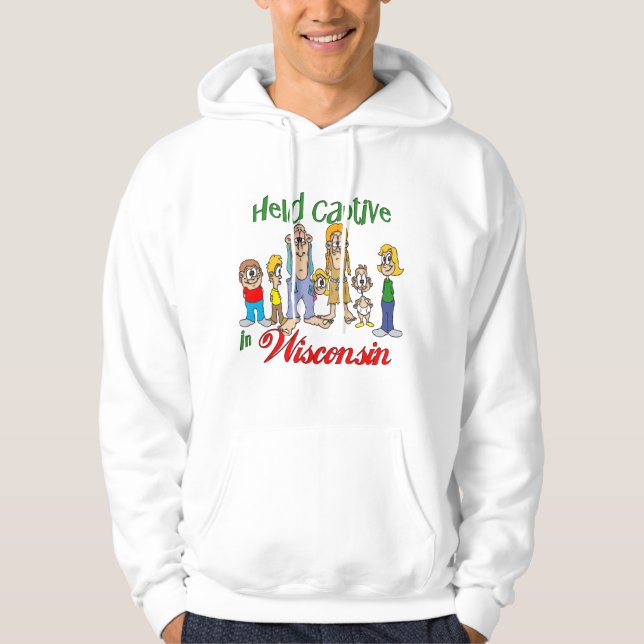 Hold Captive i Wisconsin Hoodie (Framsida)