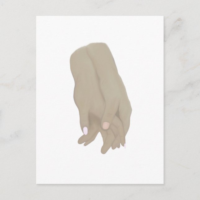 Hold My Hand! Vykort (Framsida)