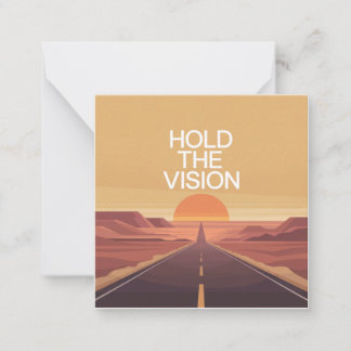 Hold The Vision Anteckningskort