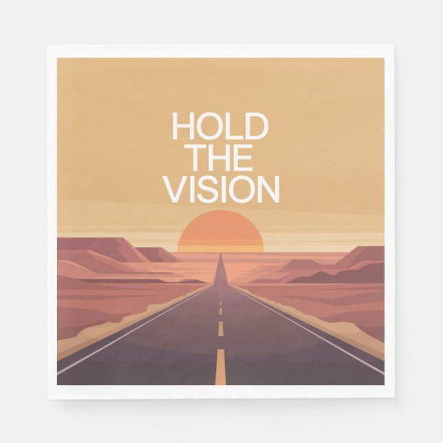 Hold The Vision Pappersservett (Framsidan)